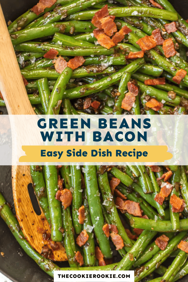 Green beans with bacon skillet recipe.