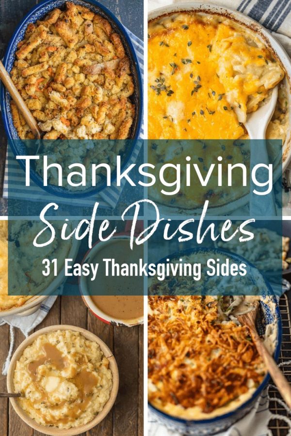 Easy Thanksgiving Side Dishes are the key to a perfect holiday feast. Cook up the turkey and make sure you add these easy Thanksgiving sides to the table!