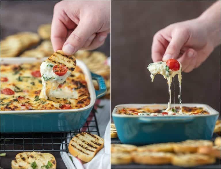 Cheesy Tomato Mozzarella Caprese Dip Recipe The Cookie Rookie®