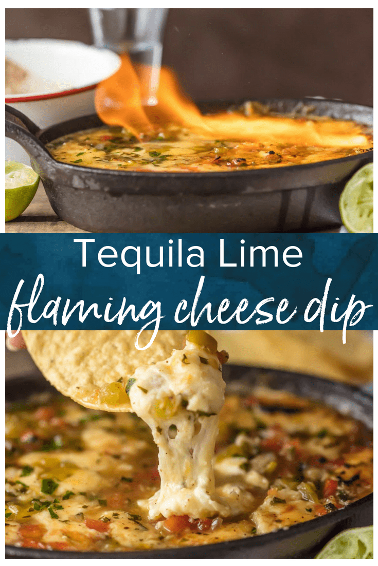 Tequila Lime Flaming Cheese Dip The Cookie Rookie®
