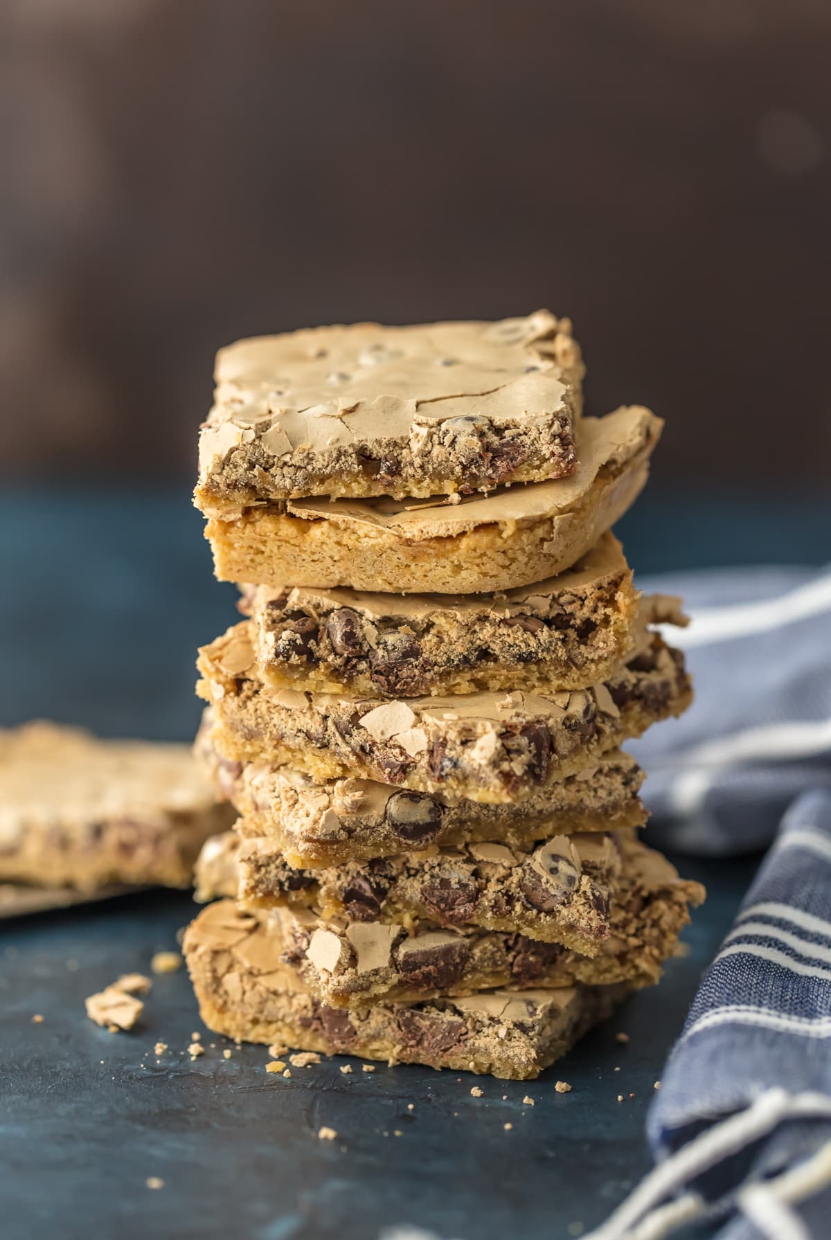 A stack of "Halfway to Heaven" cookie bars