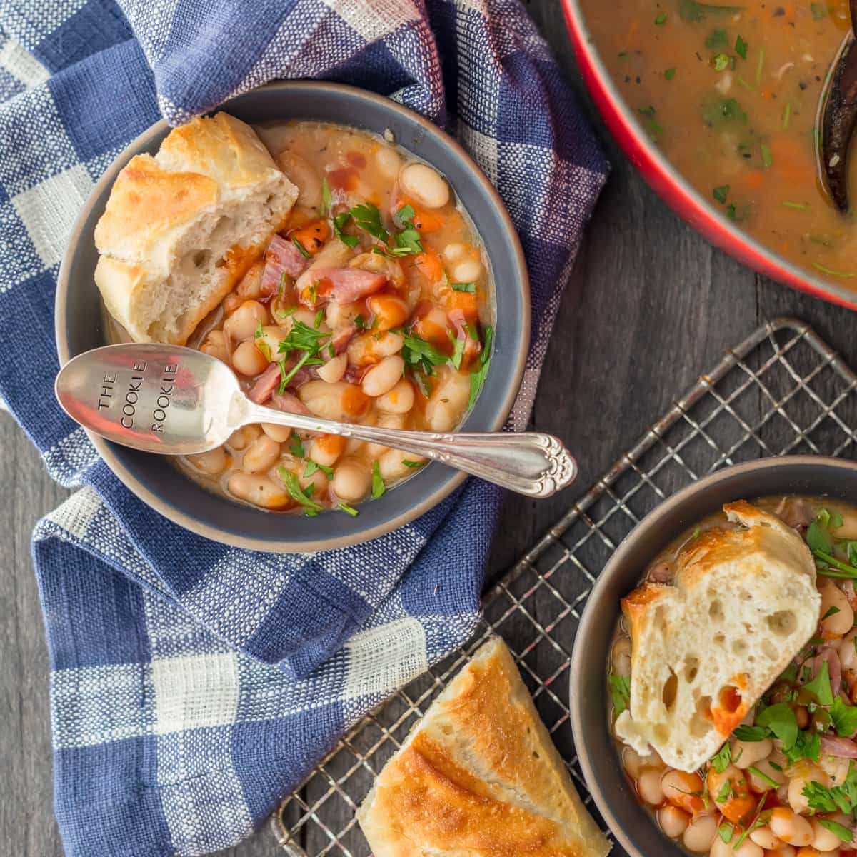 Best Ham and Bean Soup Recipe The Cookie Rookie®