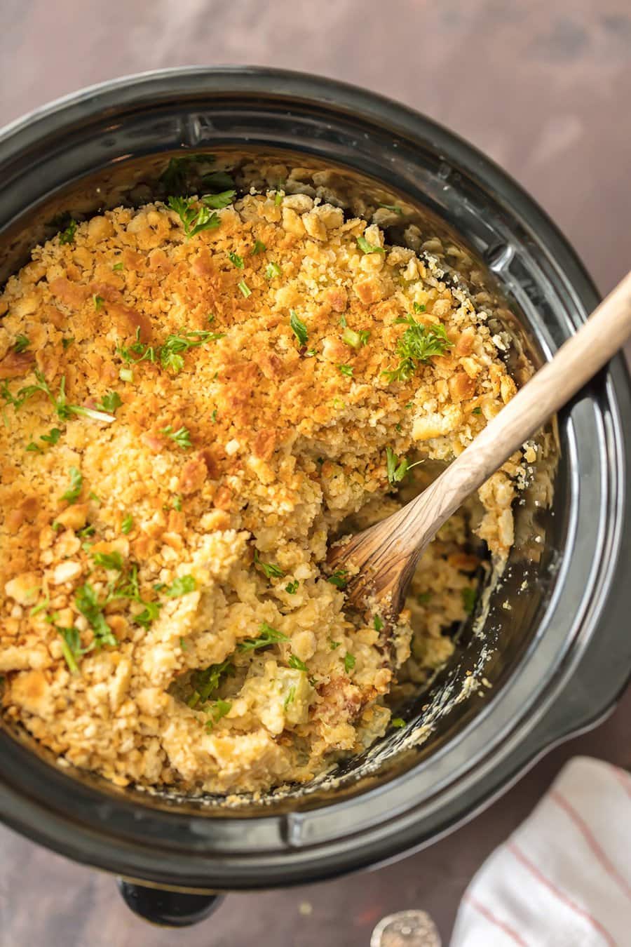 Slow Cooker Broccoli Rice Casserole | The Cookie Rookie