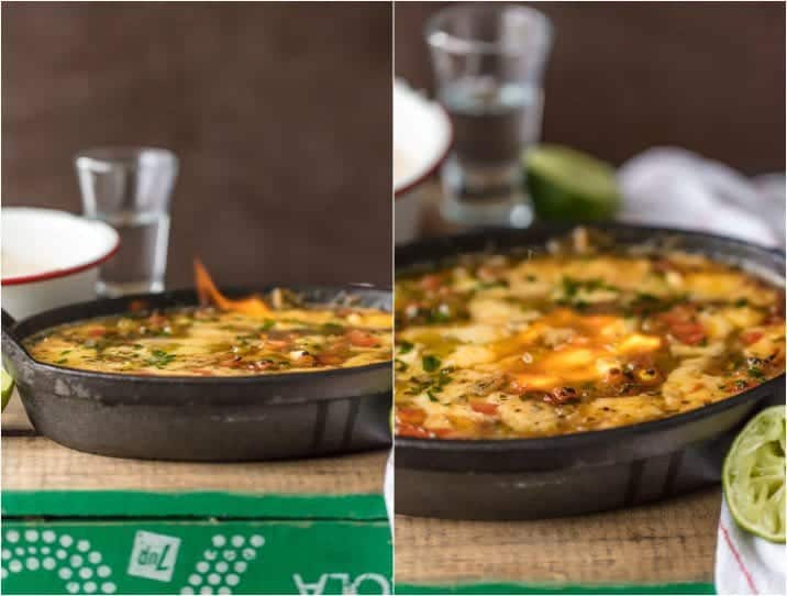 Tequila Lime Flaming Cheese Dip Recipe The Cookie Rookie®