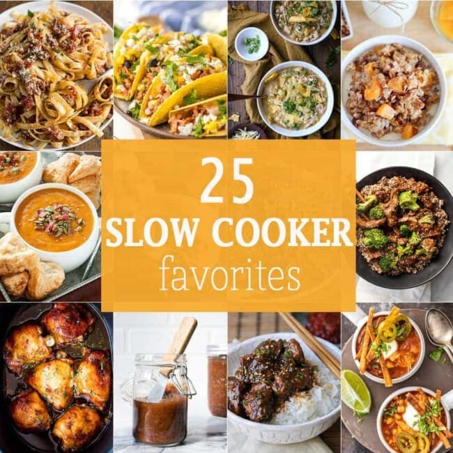 25 SLOW COOKER FAVORITES for every occasion. The best slow cooker recipes for appetizers, main courses, and more! Nothing beats an amazing crockpot recipe!