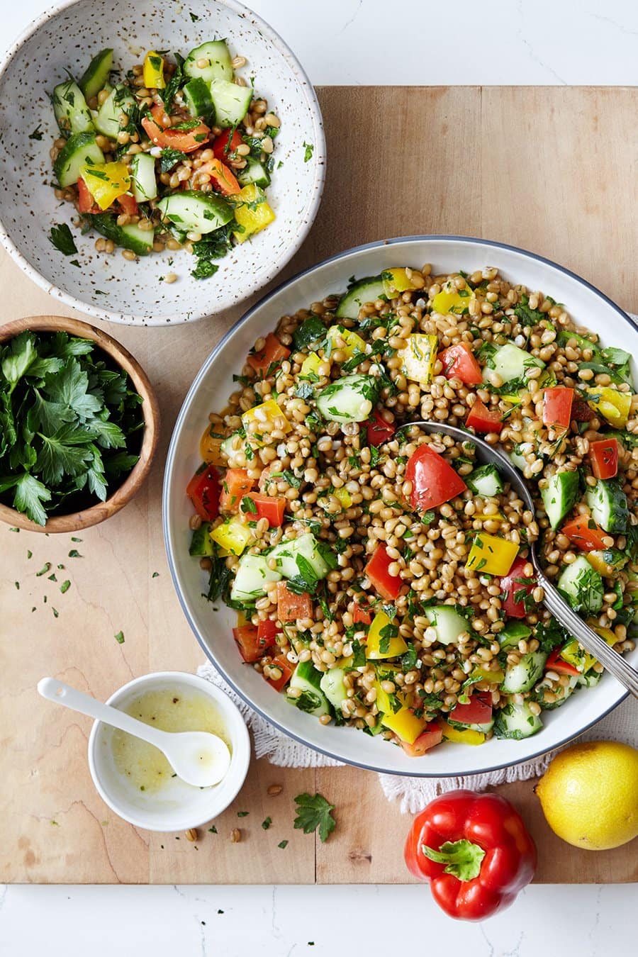 Grain Salad with Fresh Lemon & Herbs | Natural Girl Modern World