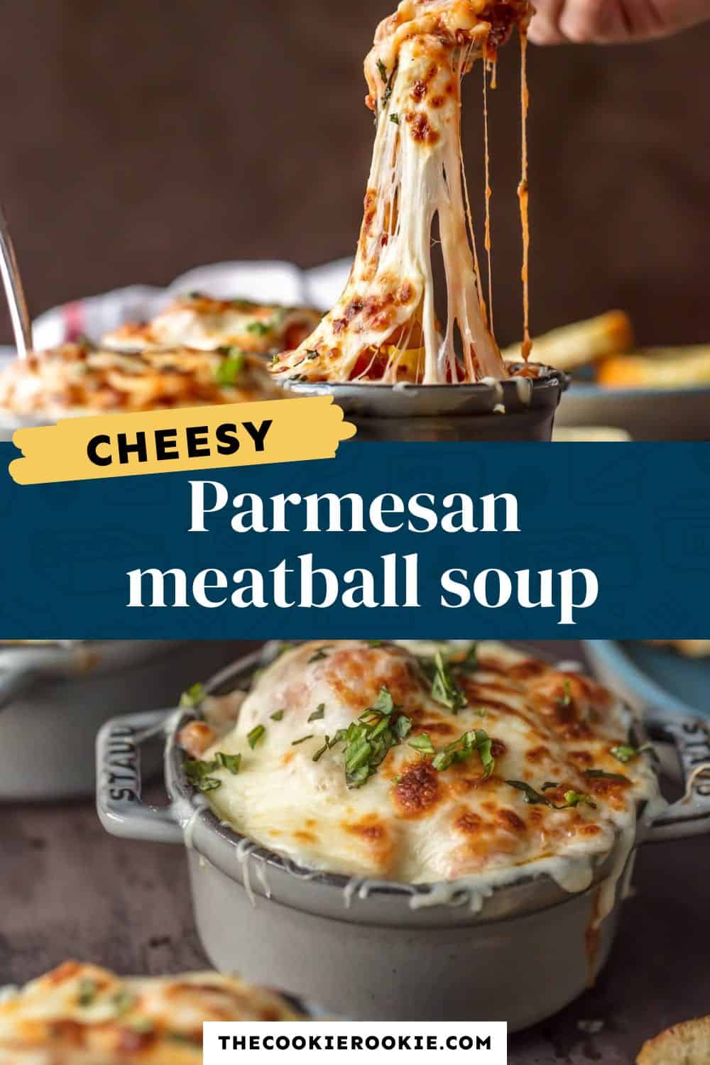 Parmesan Meatball Soup pin image