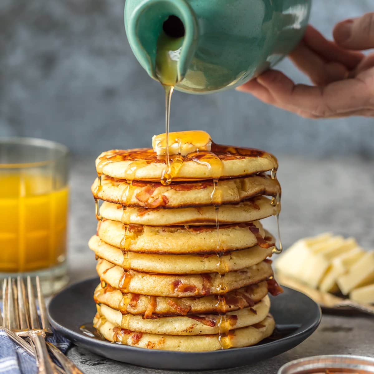 Bacon Pancakes The Cookie Rookie®