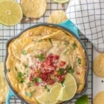 DAIRY FREE QUESO on a wire rack