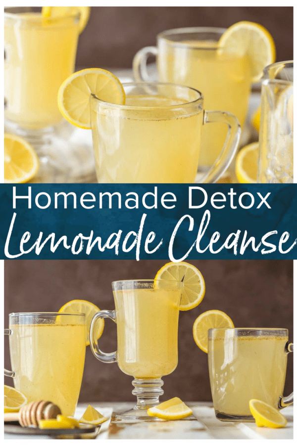 This Homemade Detox Lemonade Cleanse recipe is the perfect way to start the New Year. Achieve those resolutions with this easy and delicious spin on the Master Cleanse recipe! This warm lemon detox recipe tastes great, is super simple, and will get you ready for Summer any time of year!