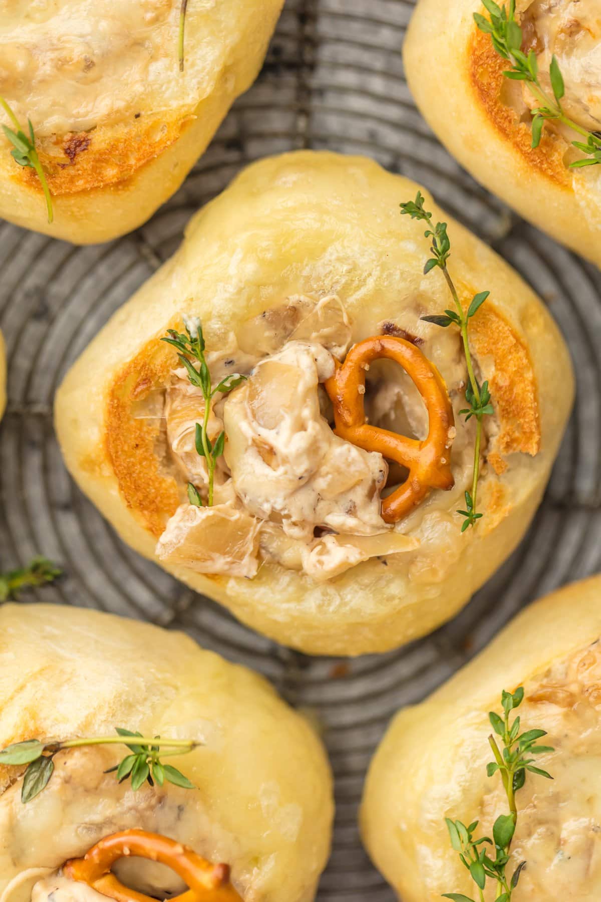 French Onion Dip Mini Bread Bowls Recipe - The Cookie Rookie®