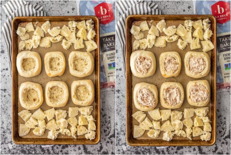 French Onion Dip Mini Bread Bowls Recipe The Cookie Rookie®