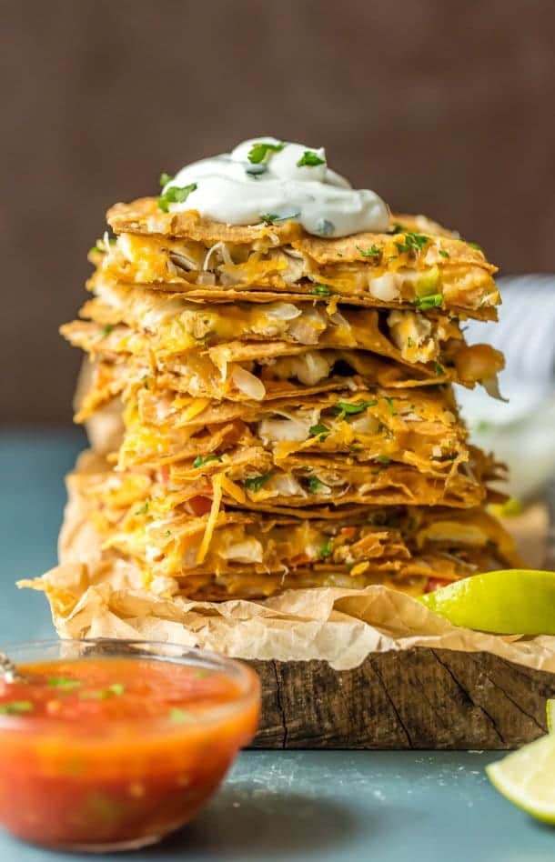 Chicken Quesadillas for a Crowd Sheet Pan Chicken Quesadillas