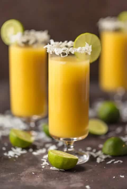 Tropical Mimosa Recipe (Fun Coconut Water Cocktail) - The Cooke Rookie