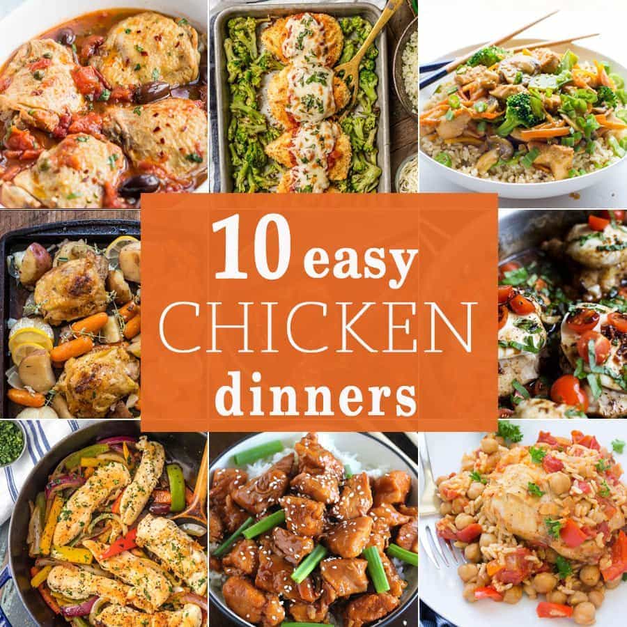 Good Easy Chicken Recipes For Dinner Chicken Dinners For Two - Delicious Simply Recipes
