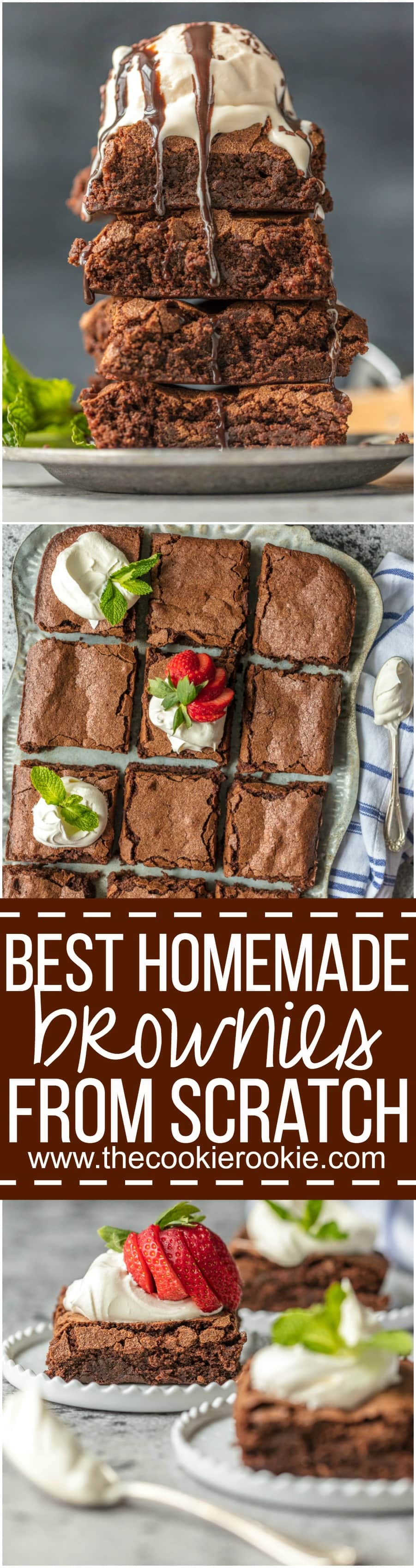 Best Homemade Brownies from Scratch The Cookie Rookie®