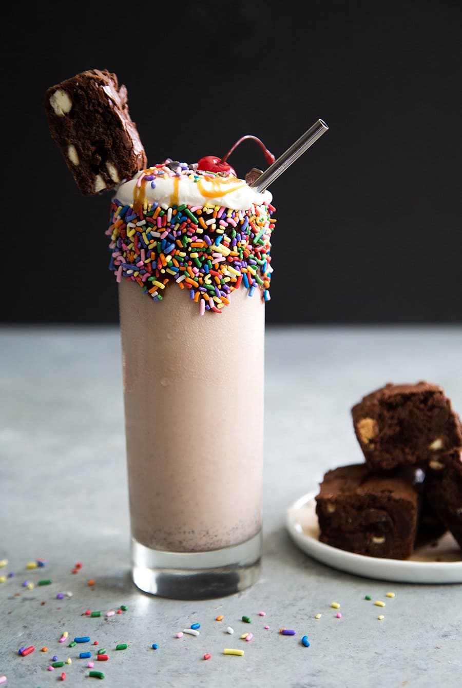Brownie Milkshake | The Little Epicurean