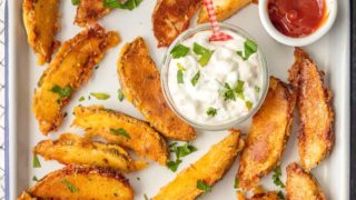 Crispy Parmesan Potato Wedges Recipe