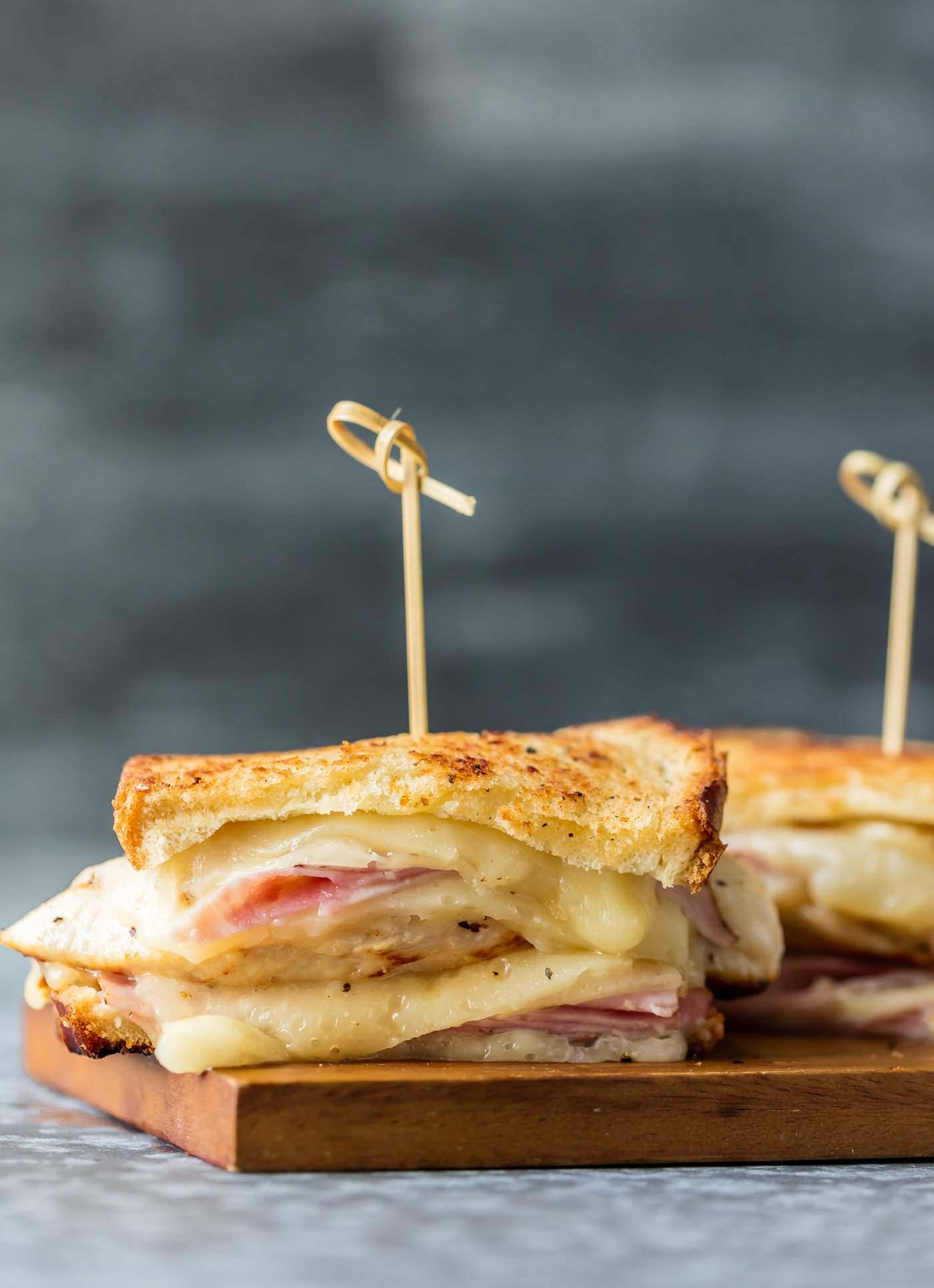 Grilled Chicken Cordon Bleu Sandwich - The Cookie Rookie®