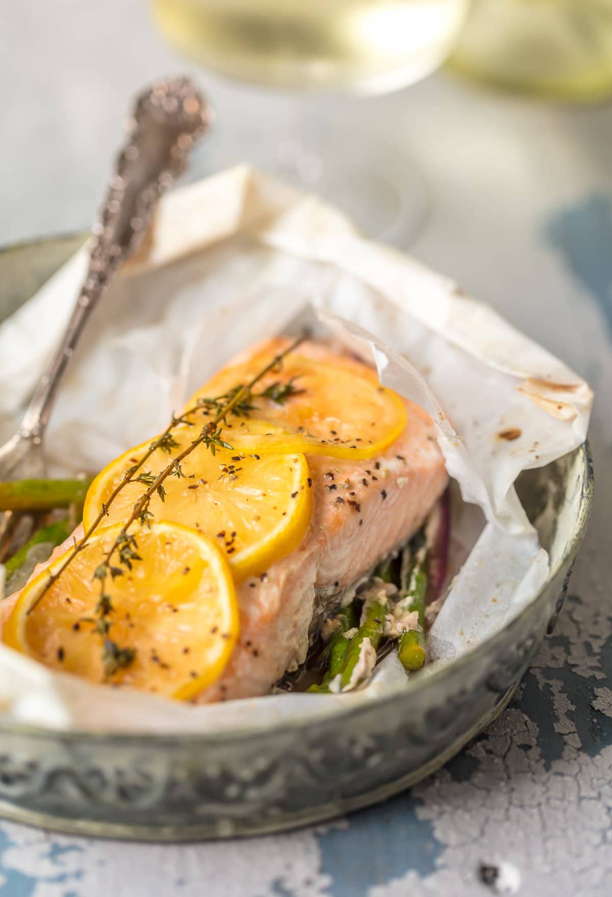 Lemon Butter Salmon in Parchment Paper Recipe - The Cookie Rookie®