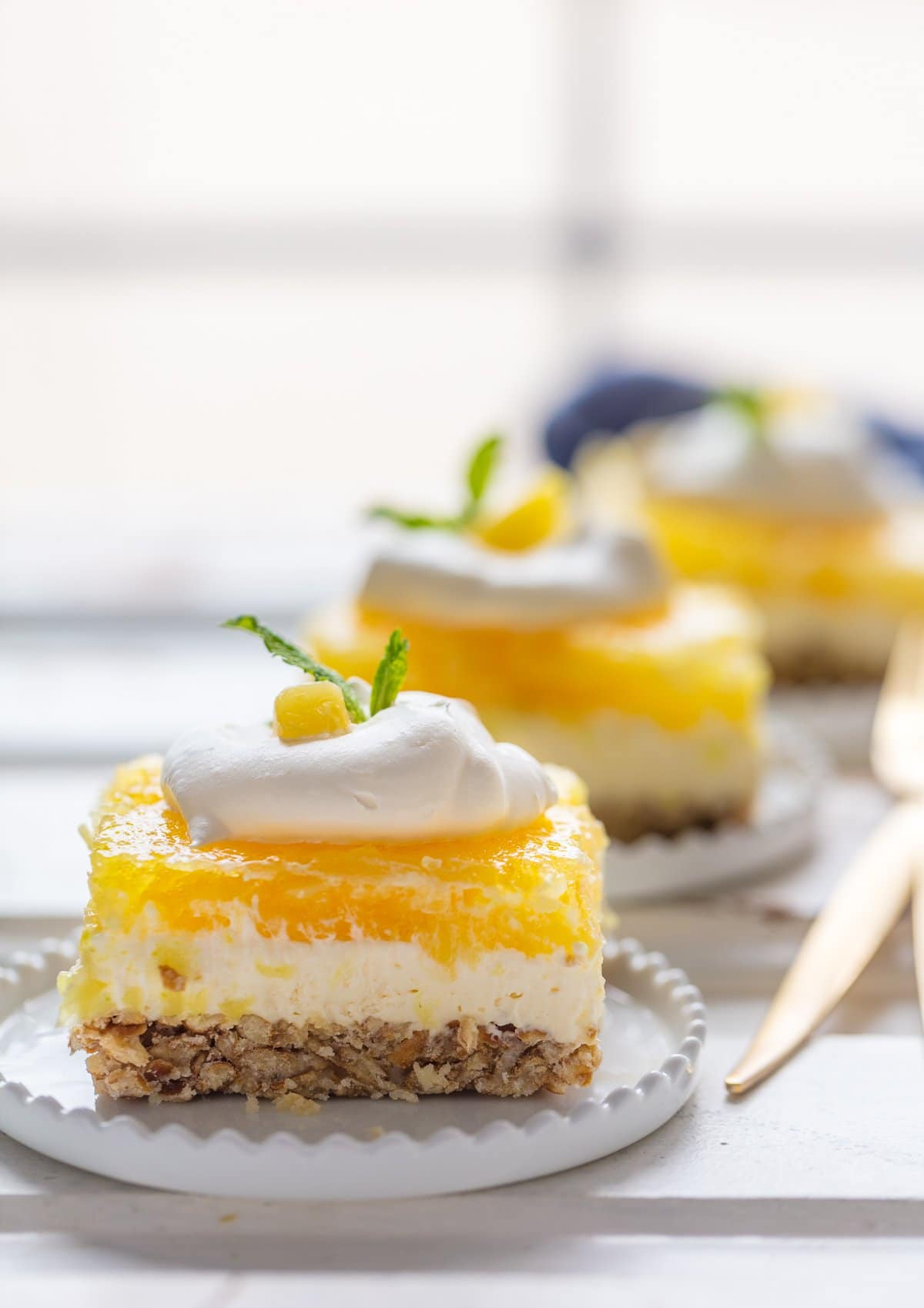 Pineapple Pretzel Salad for Easter