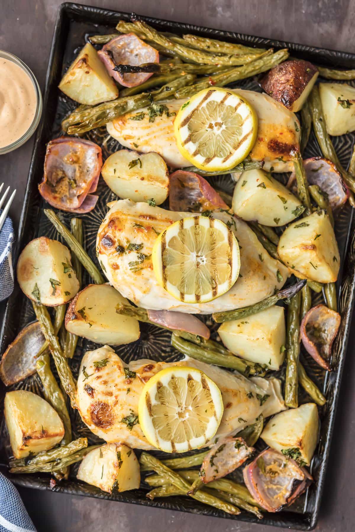 One Pan Chili Lime Chicken and Vegetables