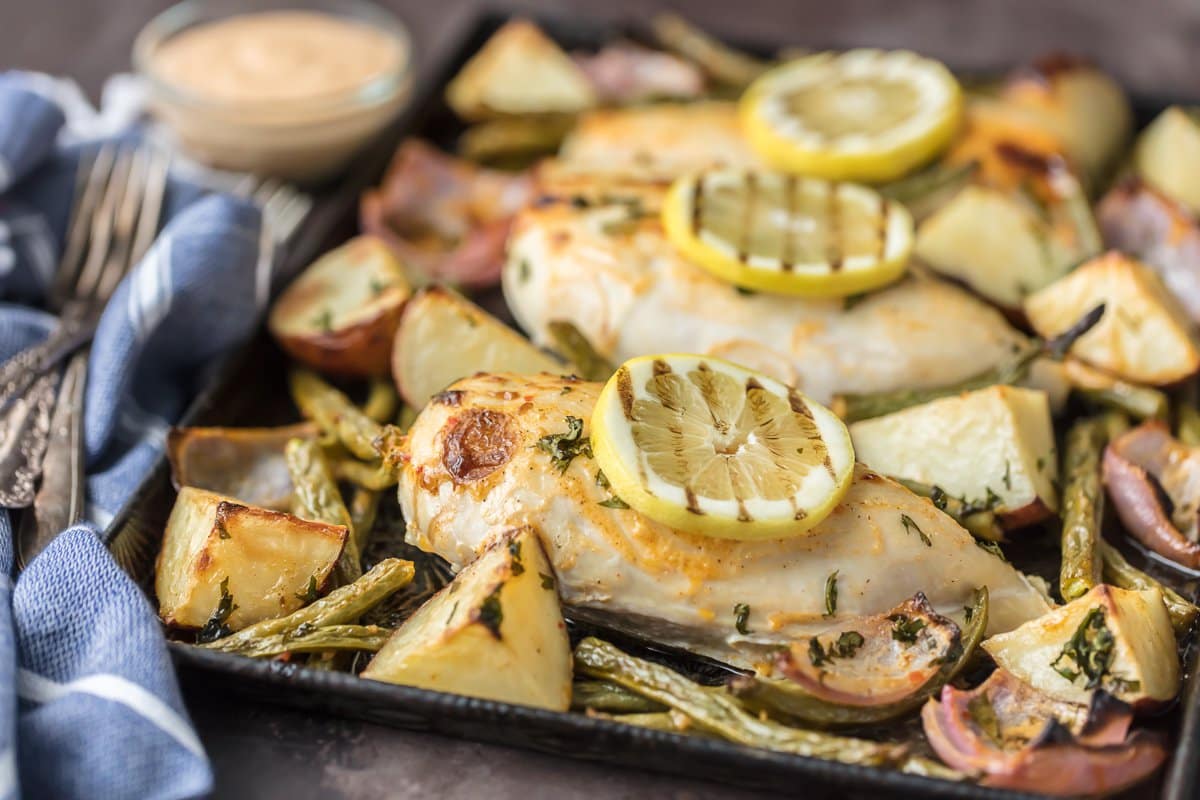 Easy Sheet Pan Dinners: One Pan Chicken and Vegetables recipe