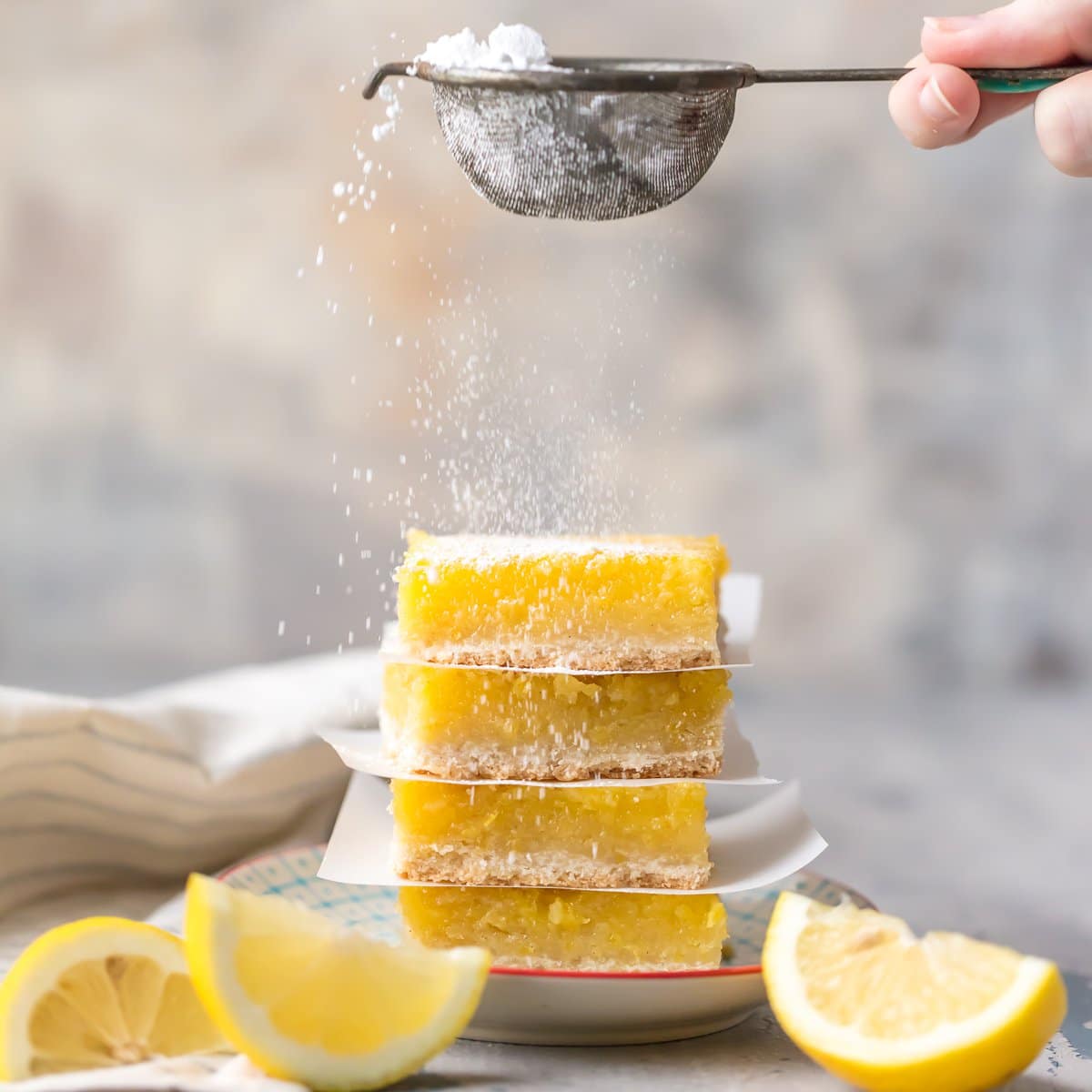 BEST Lemon Bars Recipe - Gluten Free! [VIDEO!] - The Cookie Rookie