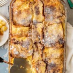 Overnight French Toast Casserole with apples