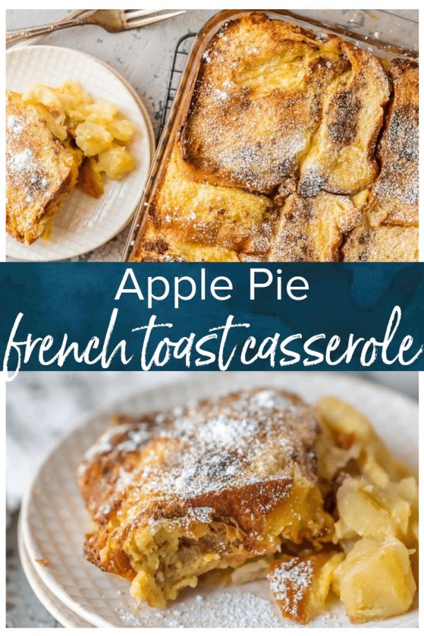 Overnight French Toast Casserole with apples