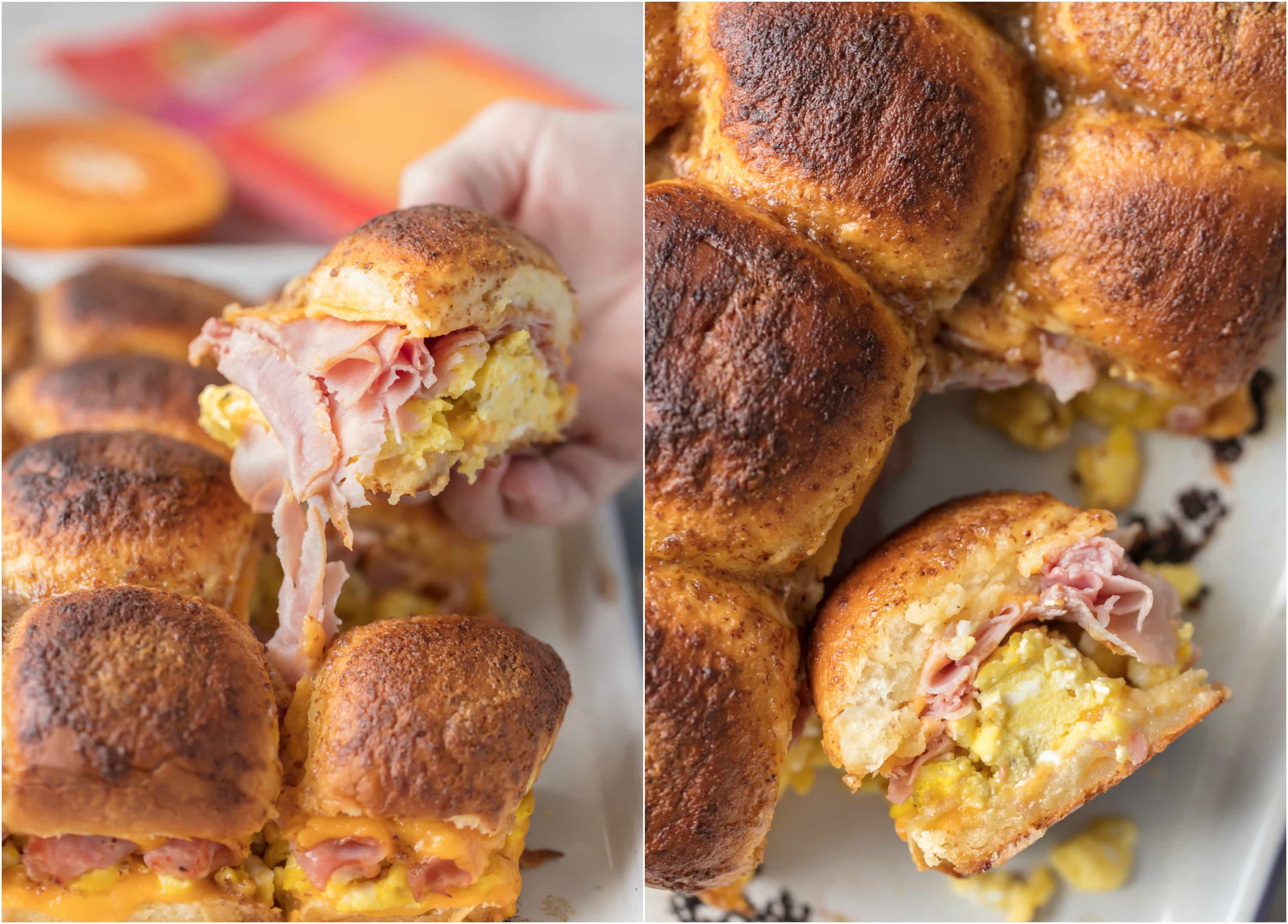 Easy Breakfast Sandwich Recipe  Breakfast sliders • The Fresh Cooky