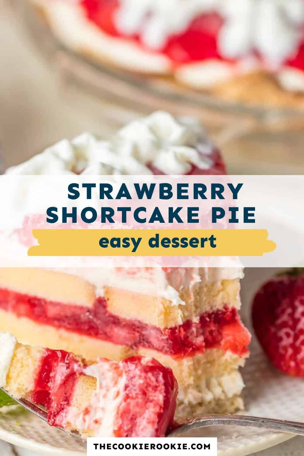 Strawberry Shortcake Pie