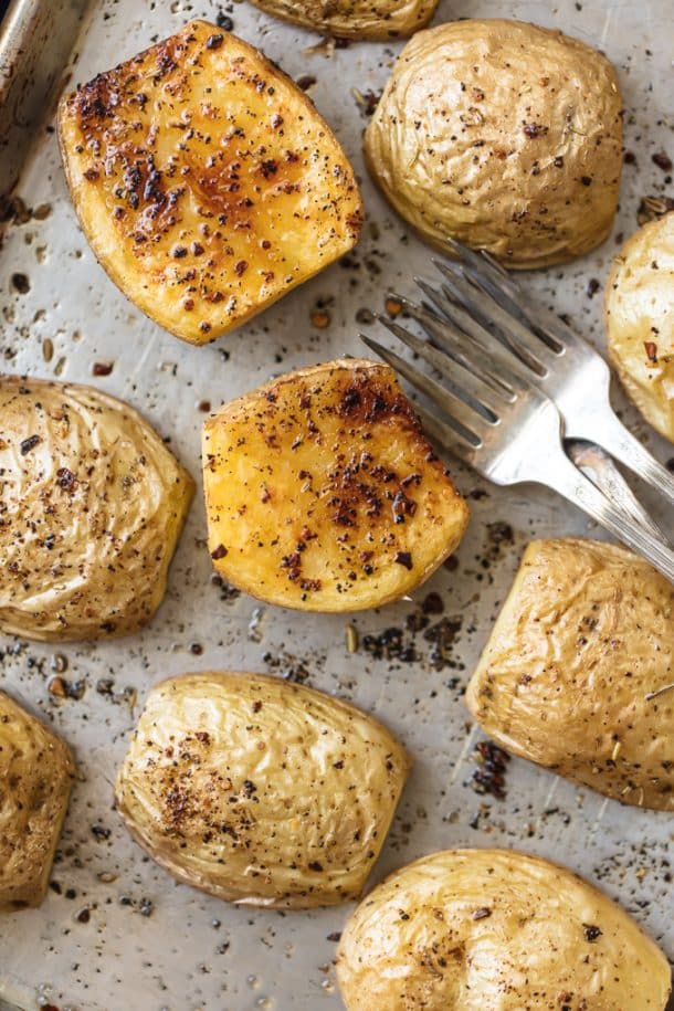 Herb Roasted Potatoes Simple Seasoned Potatoes VIDEO!!!