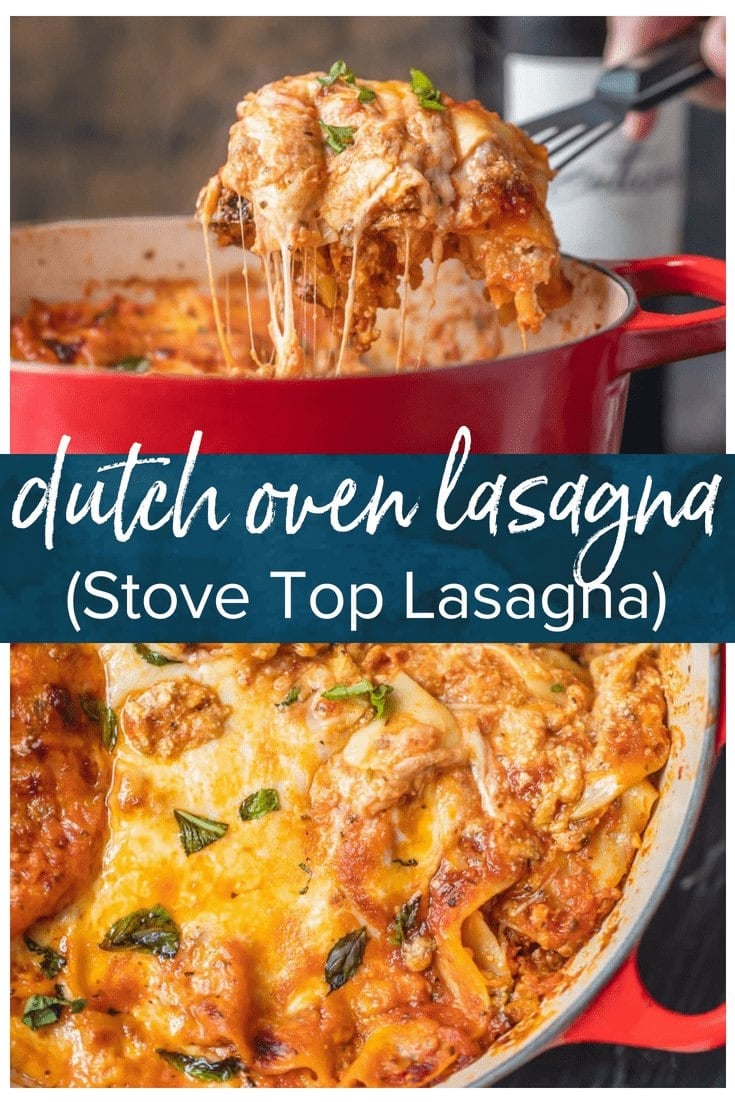 Dutch Oven Lasagna Recipe Stovetop Lasagna [VIDEO]