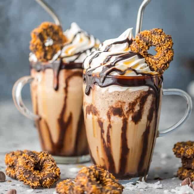 This FROZEN CARAMEL COCONUT COLD BREW COFFEE is the frozen coffee you need to get through ANY day. Loaded with coconut, chocolate, caramel, and cold brew coffee. The ultimate!