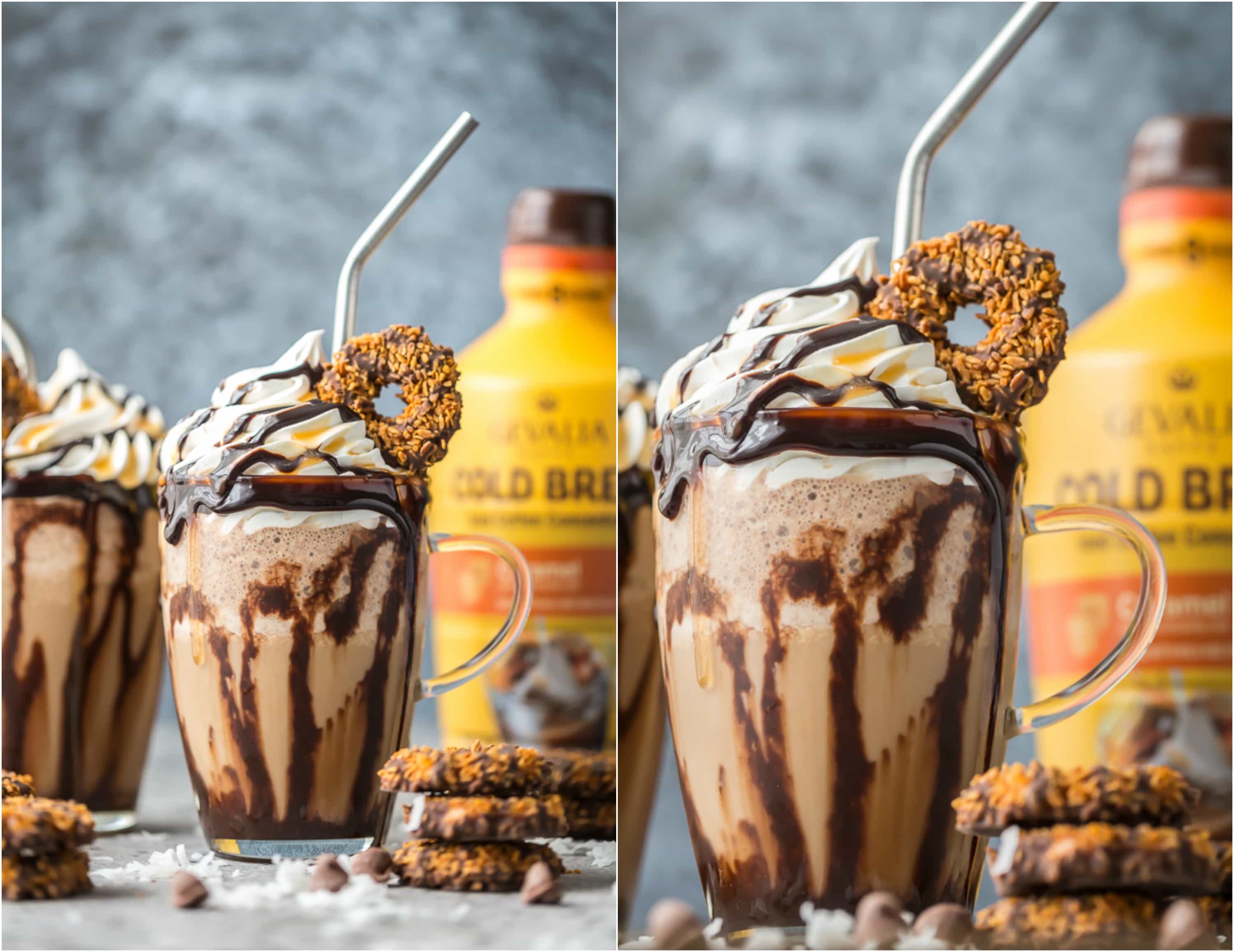 Cold Brew Caramel Coffee Milkshakes