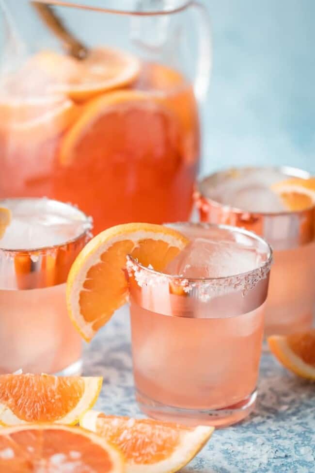 Grapefruit Vodka Sangria (Salty Dog Sangria) Recipe The Cookie Rookie®