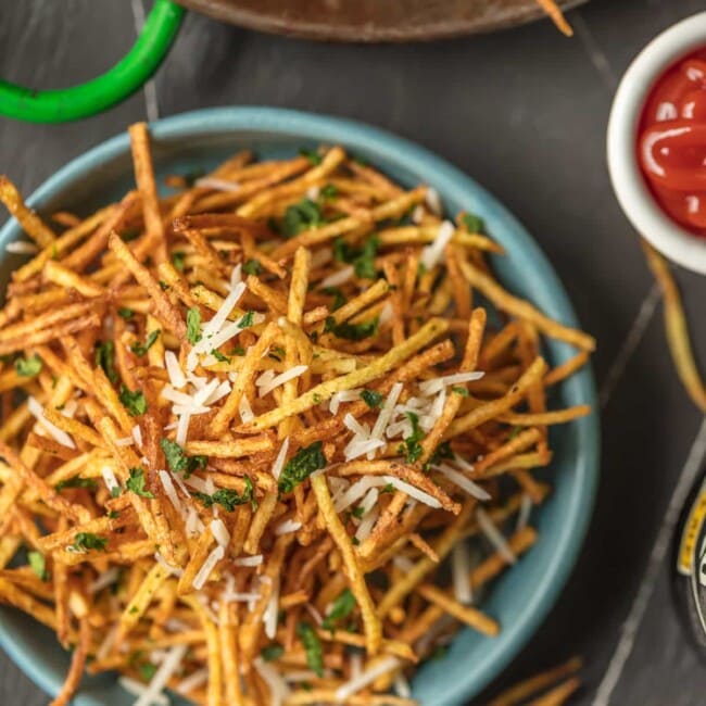 Shoestring Fries (Julienne Fries) - The Cookie Rookie