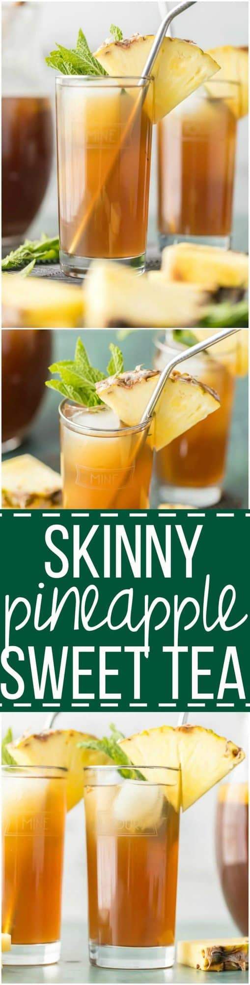 Skinny Pineapple Tea (Sweet Iced Tea Recipe) The Cookie Rookie®