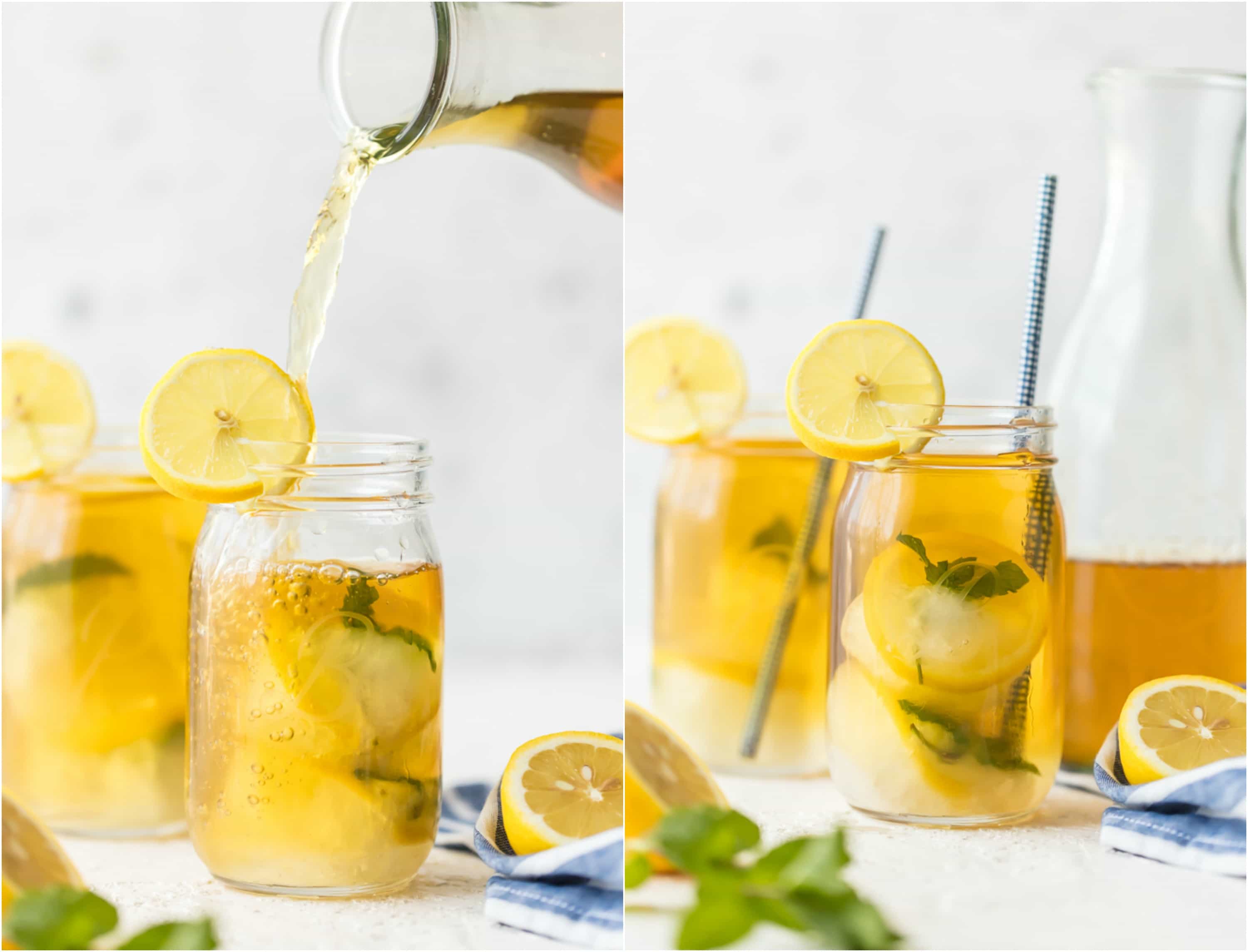 Tout verre de thé glacé a besoin de GLAÇONS DE GLACE SIMPLY SYRUP MENTHE CITRON ! Il suffit de les mélanger, de les congeler et de les déposer dans votre thé glacé préféré pour en faire une douce friandise estivale. Plus de thé sucré édulcoré pour moi !