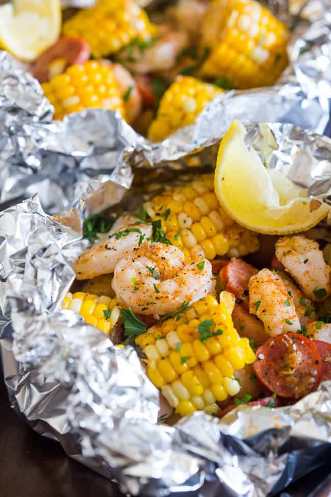 Low Country Boil Foil Packets | Nutmeg Nanny