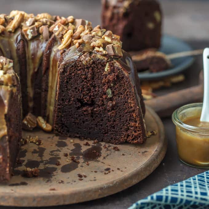Caramel Chocolate Fudge Cake