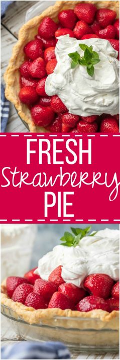 It wouldn't be a celebration without FRESH STRAWBERRY PIE! The ultimate gorgeous, delicious, and simple dessert just perfect for every occasion.