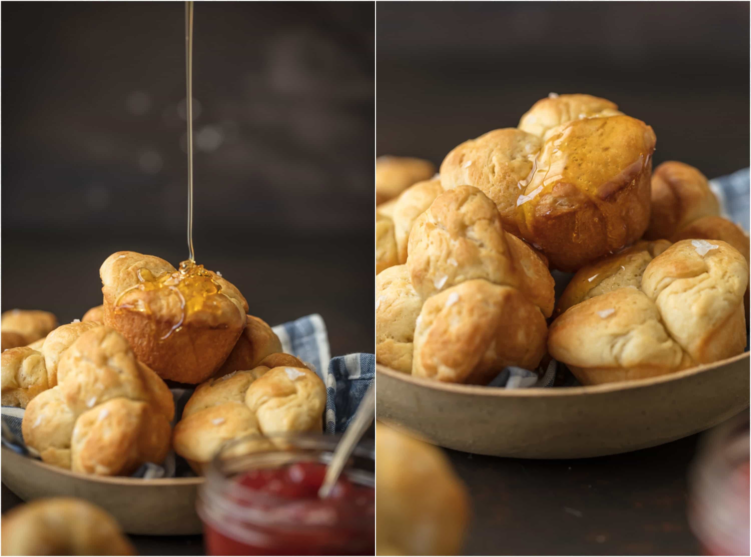 basket of dinner rolls