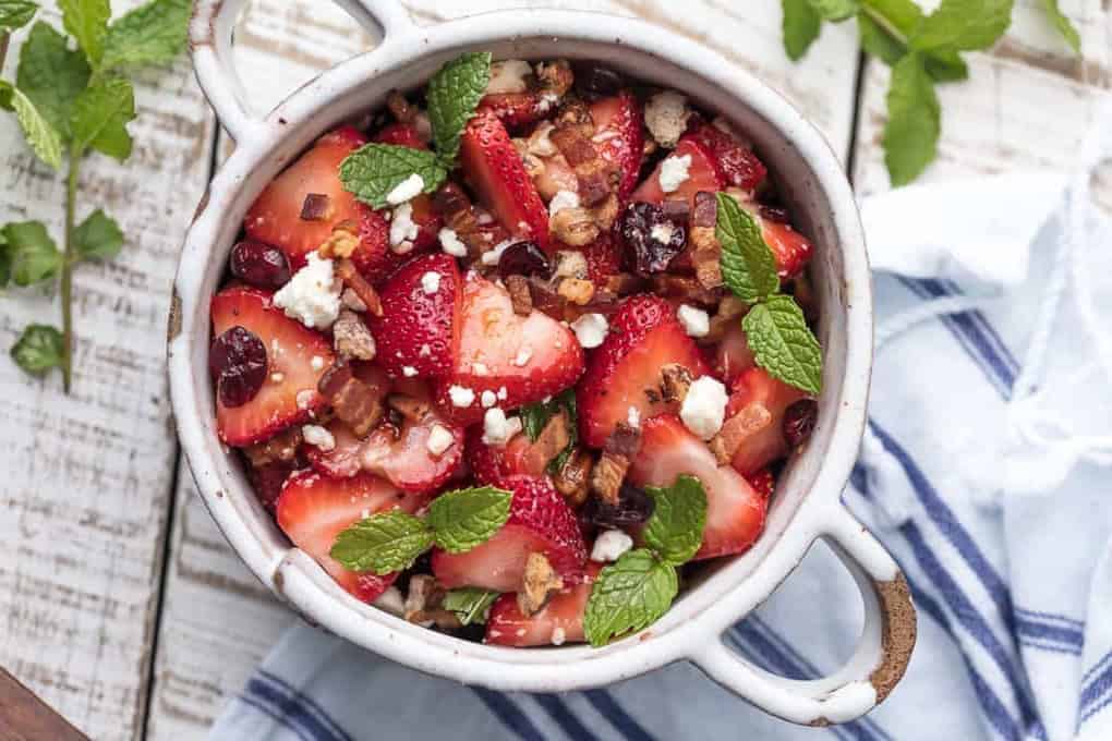 strawberry bacon salad