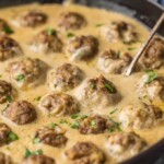 Every great cook needs an amazing SWEDISH MEATBALLS recipe. Eat them as an appetizer for the perfect party snack or over noodles for a delicious meal. This sauce is everything!