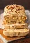 Brown Sugar Pound Cake with Brown Sugar Icing (let's be honest, it's mostly caramel) is utterly delicious and just perfect for Fall. A simple classic that everyone loves. This makes a wonderful and delicious homemade gift for Christmas. The pecans add a little extra crunch to this sweet and amazing Easy Pound Cake Recipe.