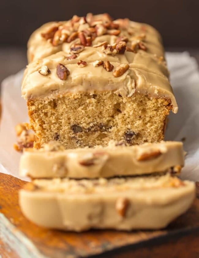 Brown Sugar Pound Cake with Brown Sugar Icing (let's be honest, it's mostly caramel) is utterly delicious and just perfect for Fall. A simple classic that everyone loves. This makes a wonderful and delicious homemade gift for Christmas. The pecans add a little extra crunch to this sweet and amazing Easy Pound Cake Recipe.
