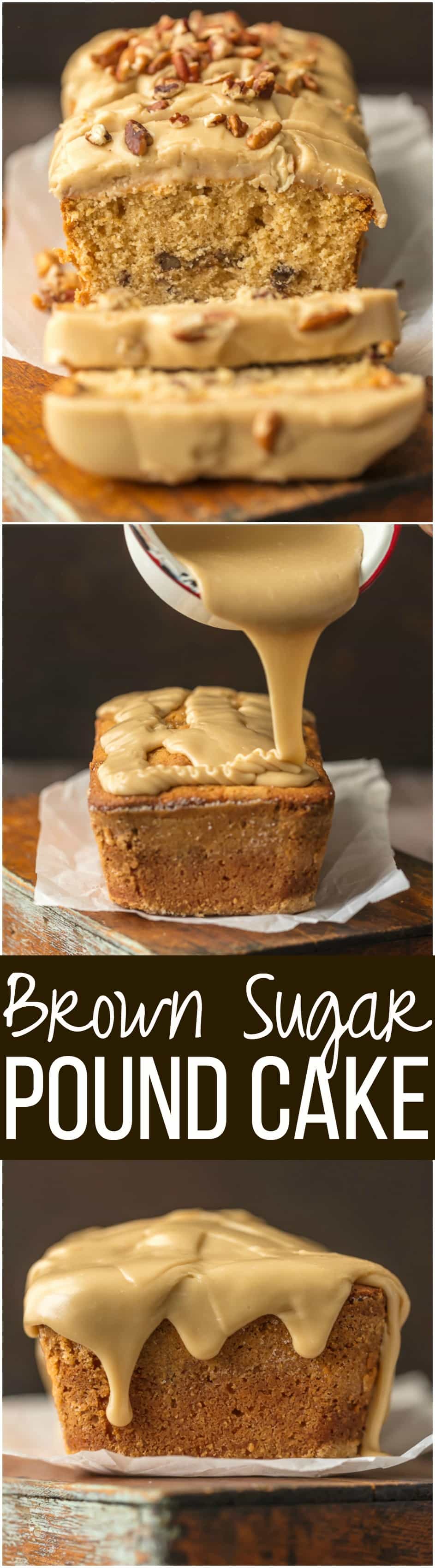 This BROWN SUGAR POUND CAKE with BROWN SUGAR ICING (let's be honest, it's caramel) is utterly delicious and just perfect for Fall. A simple classic. The pecans add a little extra crunch to this sweet and amazing cake.