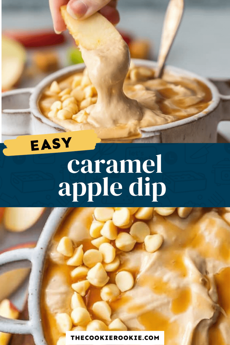 Simple caramel dip.